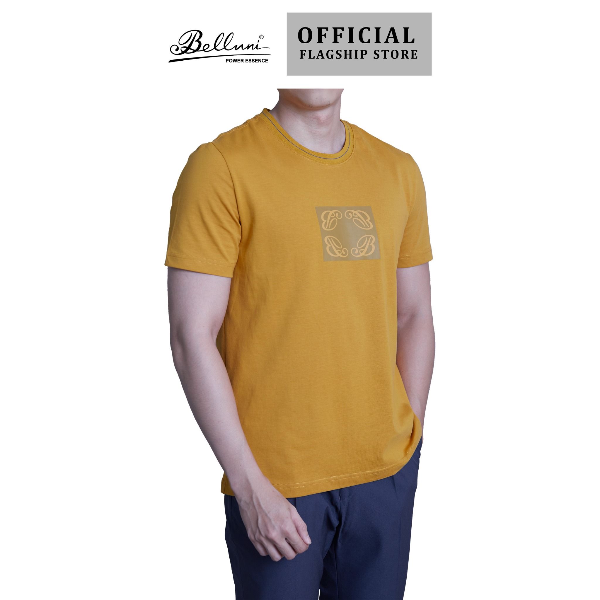  Áo thun nam cổ tròn BELLUNI cao cấp - ATTS.CM.BE 1 BR5 
