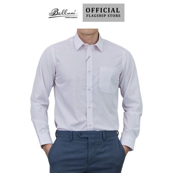  Áo sơ mi nam tay dài cao cấp BELLUNI vải sợi tre - ABD.BP.BE 191 BR6 