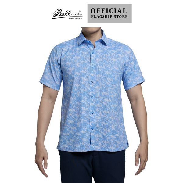  Áo sơ mi nam ngắn tay cao cấp BELLUNI vải sợi tre - ABN.BPS.BE 274 