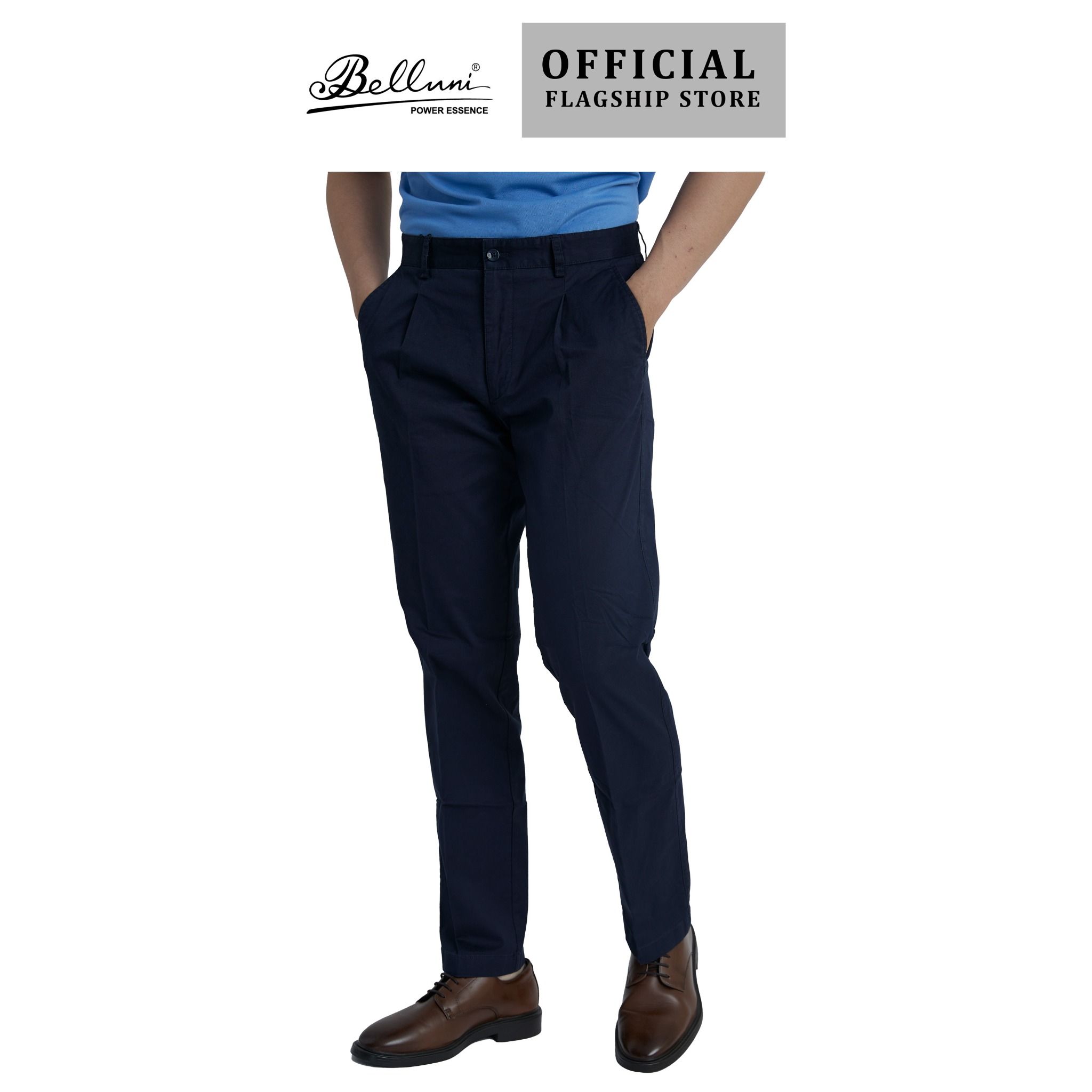  Quần kaki nam công sở hàng hiệu cao cấp BELLUNI - QK1.CMS.BE.026 