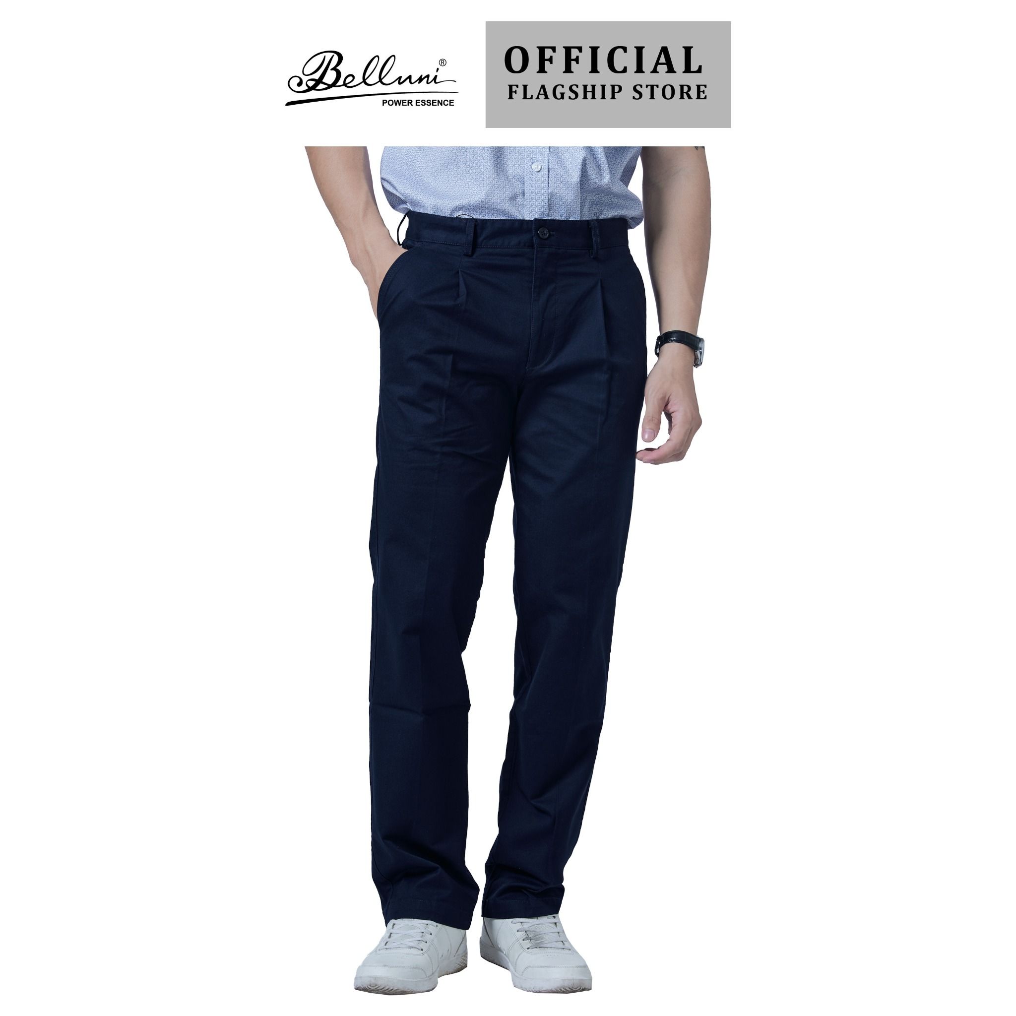  Quần khaki nam công sở cao cấp Belluni có ly - QK1.CMS.BE 27 