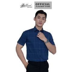  Áo sơ mi nam ngắn tay cao cấp BELLUNI vải sợi ngãi cứu - ABN.MGPS.BE 300 