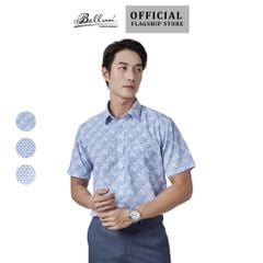  Áo Sơ mi nam ngắn tay cao cấp BELLUNI vải sợi lá - ABN.LP.BE 295 