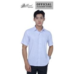  Áo sơ mi nam ngắn tay cao cấp BELLUNI vải sợi tre - ABN.BP.BE 298 