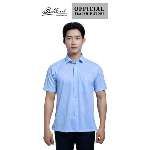  Áo sơ mi KNIT( sơ mi thun )  ngắn tay BELLUNI - ABN.PS.BE 309 