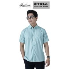  Áo sơ mi nam ngắn tay BELLUNI vải sợi sồi thoải mái thanh lịch - ABN.PML.BE 293 