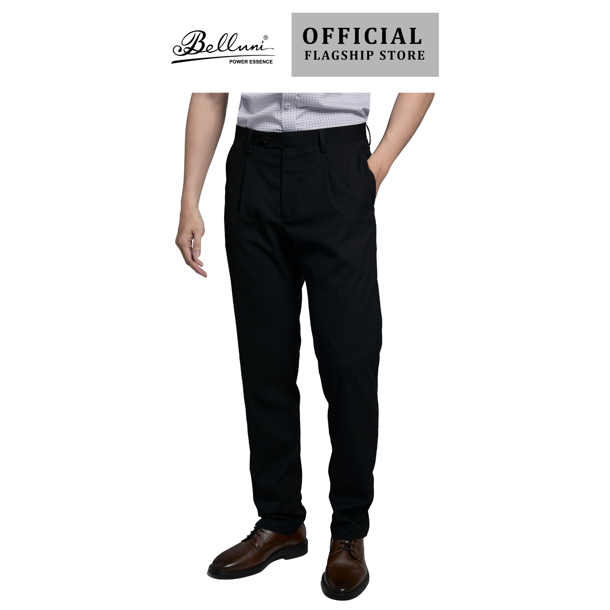  Quần tây nam công sở cao cấp Belluni xếp ly - QT1.PRS.BE 86 
