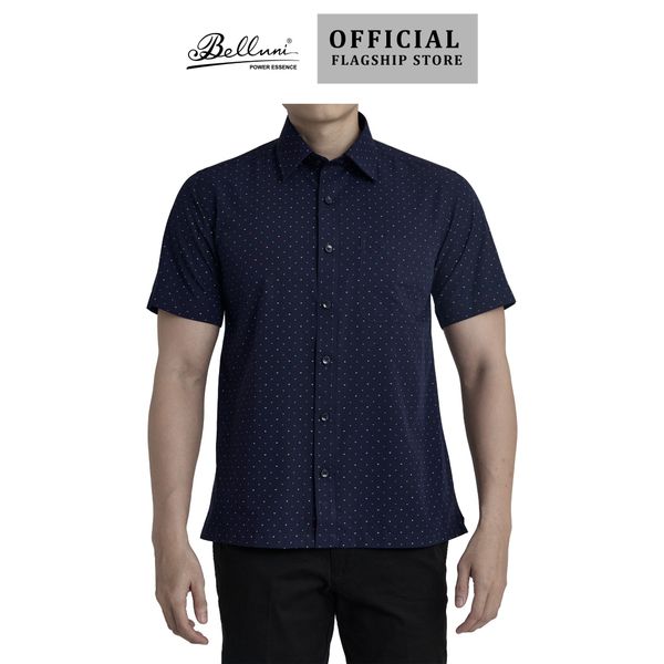  Áo sơ mi nam ngắn tay cao cấp BELLUNI vải sợi tre - ABN.BP.BE 265 