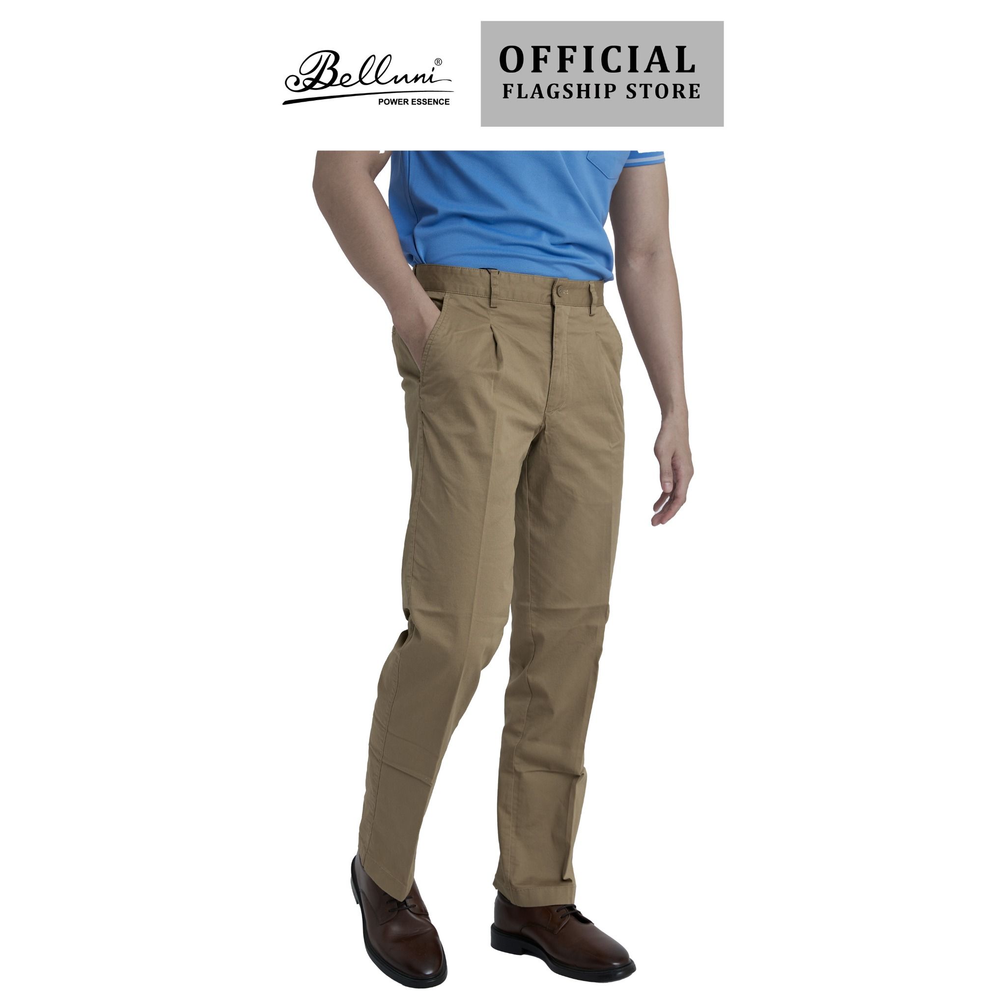  Quần kaki nam công sở hàng hiệu cao cấp BELLUNI - QK1.CMS.BE.026 