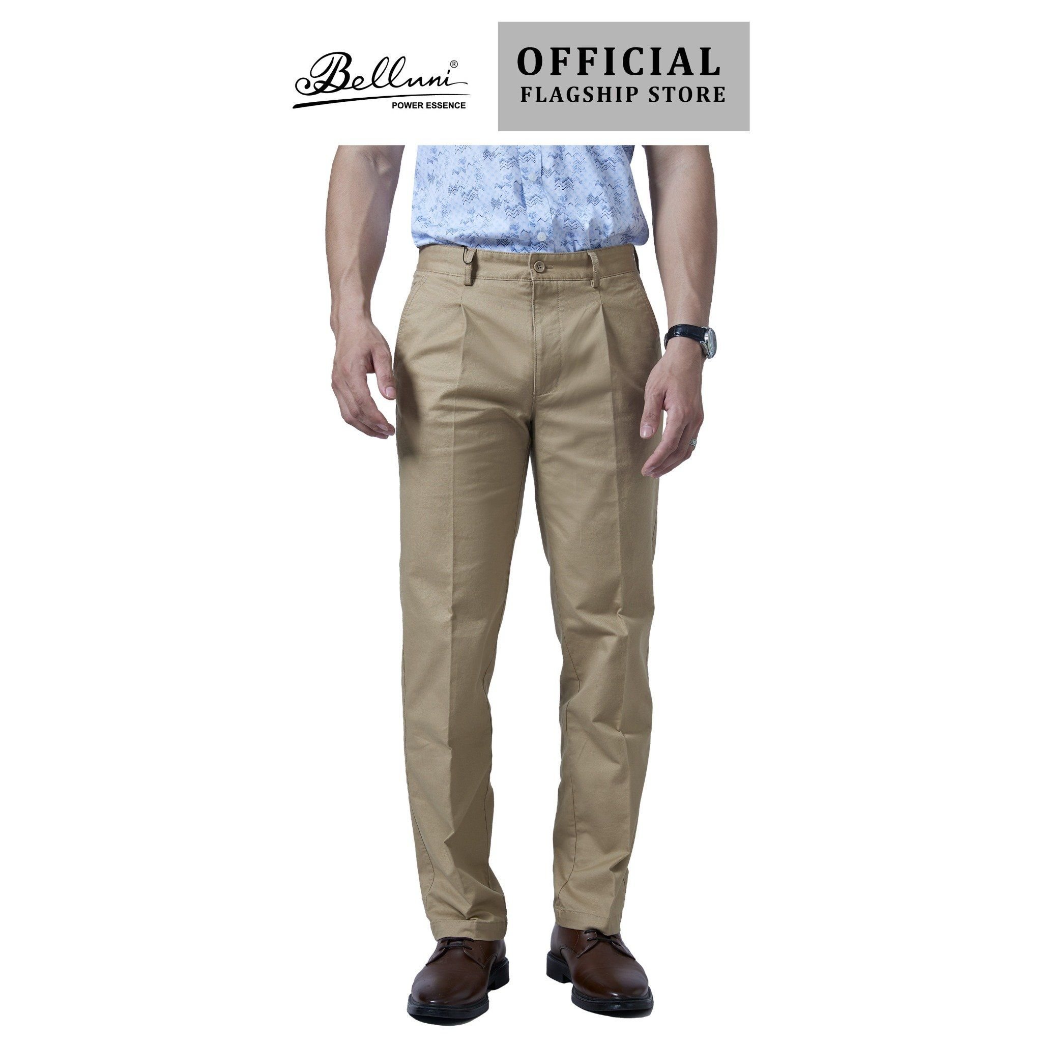  Quần khaki nam công sở cao cấp Belluni có ly - QK1.CMS.BE 27 