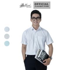  Áo sơ mi nam ngắn tay BELLUNI vải sợi sồi thoải mái thanh lịch - ABN.PML.BE 293 