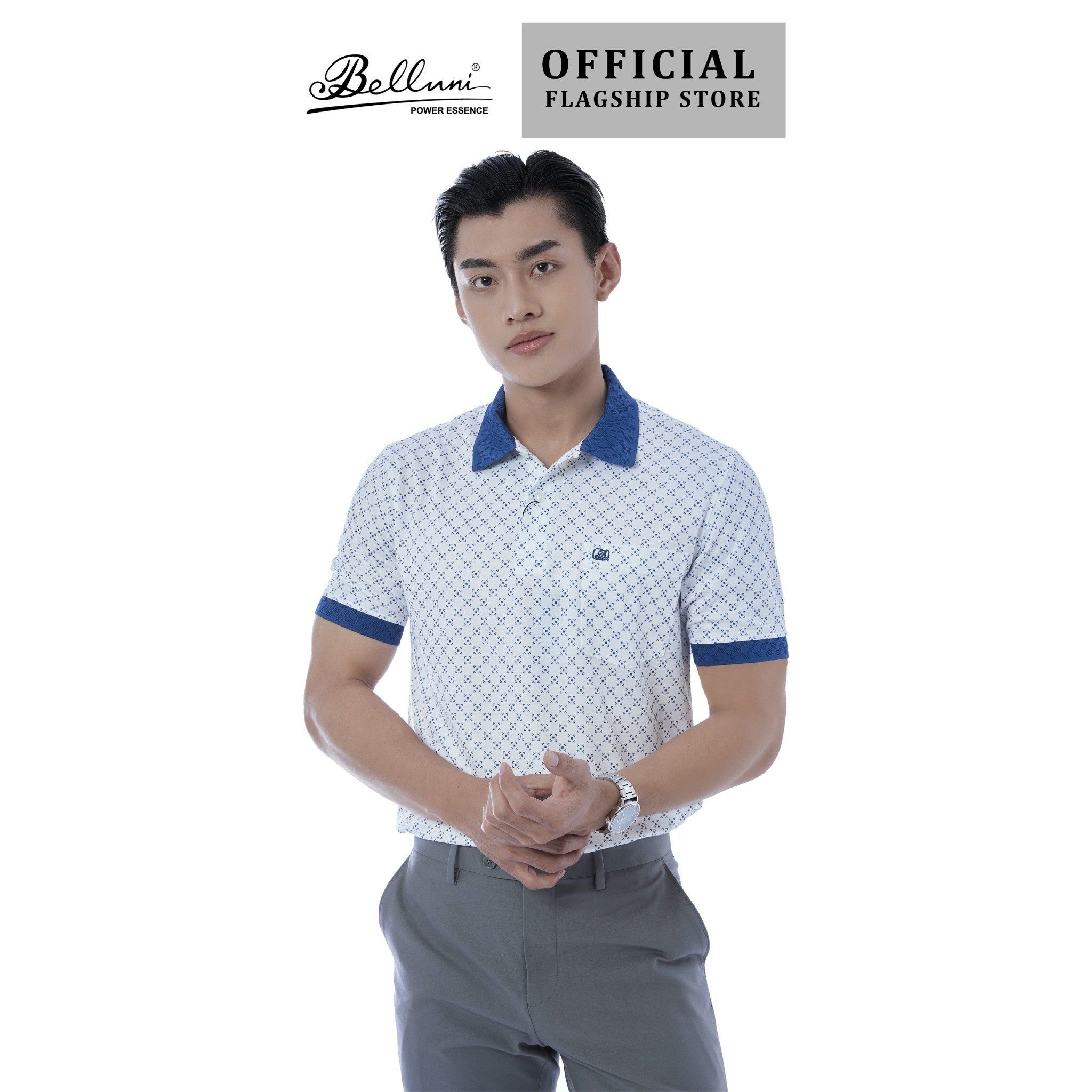  Áo thun nam Polo BELLUNI vải sợi tre cao cấp - AT.BP.BE 91 