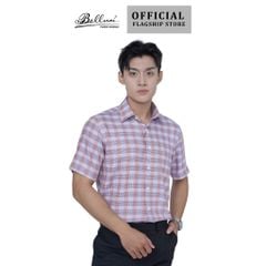  Áo sơ mi nam ngắn tay cao cấp BELLUNI vải sợi tre - ABN.BP.BE 298 
