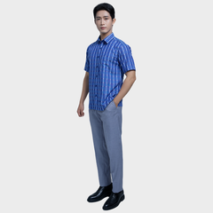  Áo Sơ mi nam ngắn tay cao cấp BELLUNI vải sợi lá - ABN.LP.BE 310 