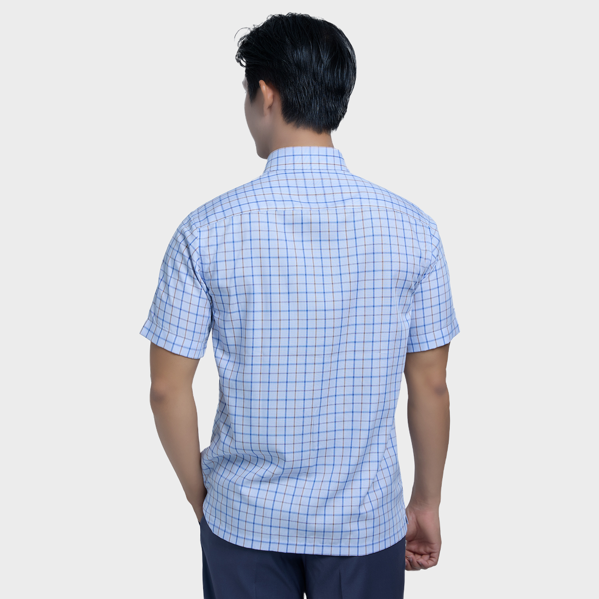  Áo sơ mi nam ngắn tay cao cấp BELLUNI - ABN.BP.BE 304 