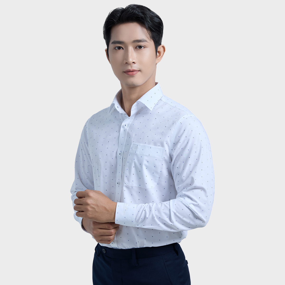  Áo sơ mi nam dài tay cao cấp vải sợi tre - ABD.BPS.BE 211 