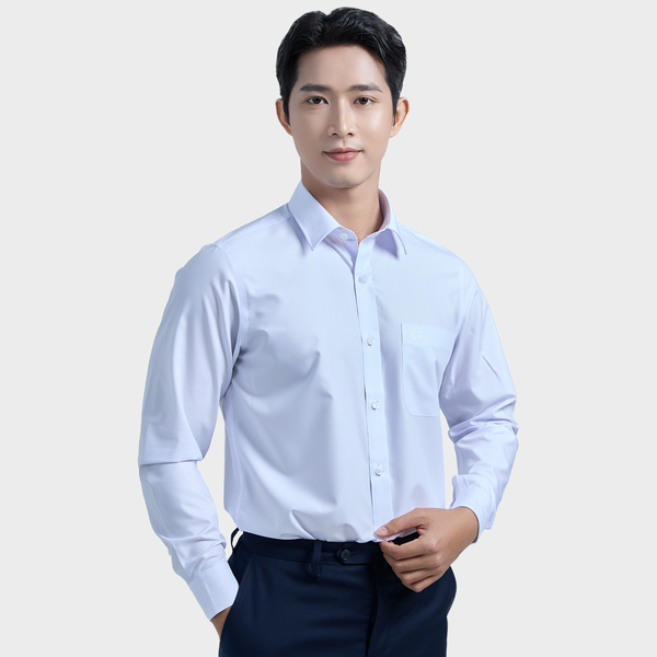  Áo sơ mi nam dài tay BELLUNI vải sợi sồi thoải mái thanh lịch - ABD.SPM.BE 213 