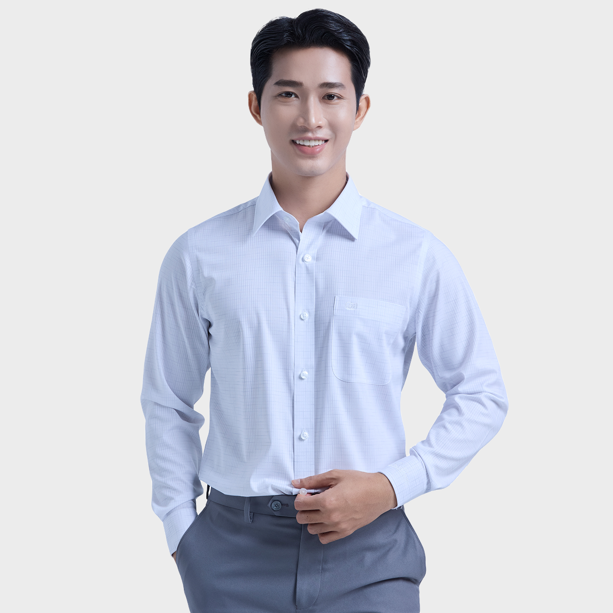  Áo sơ mi nam dài tay cao cấp vải sợi tre - ABD.BPS.BE 207 