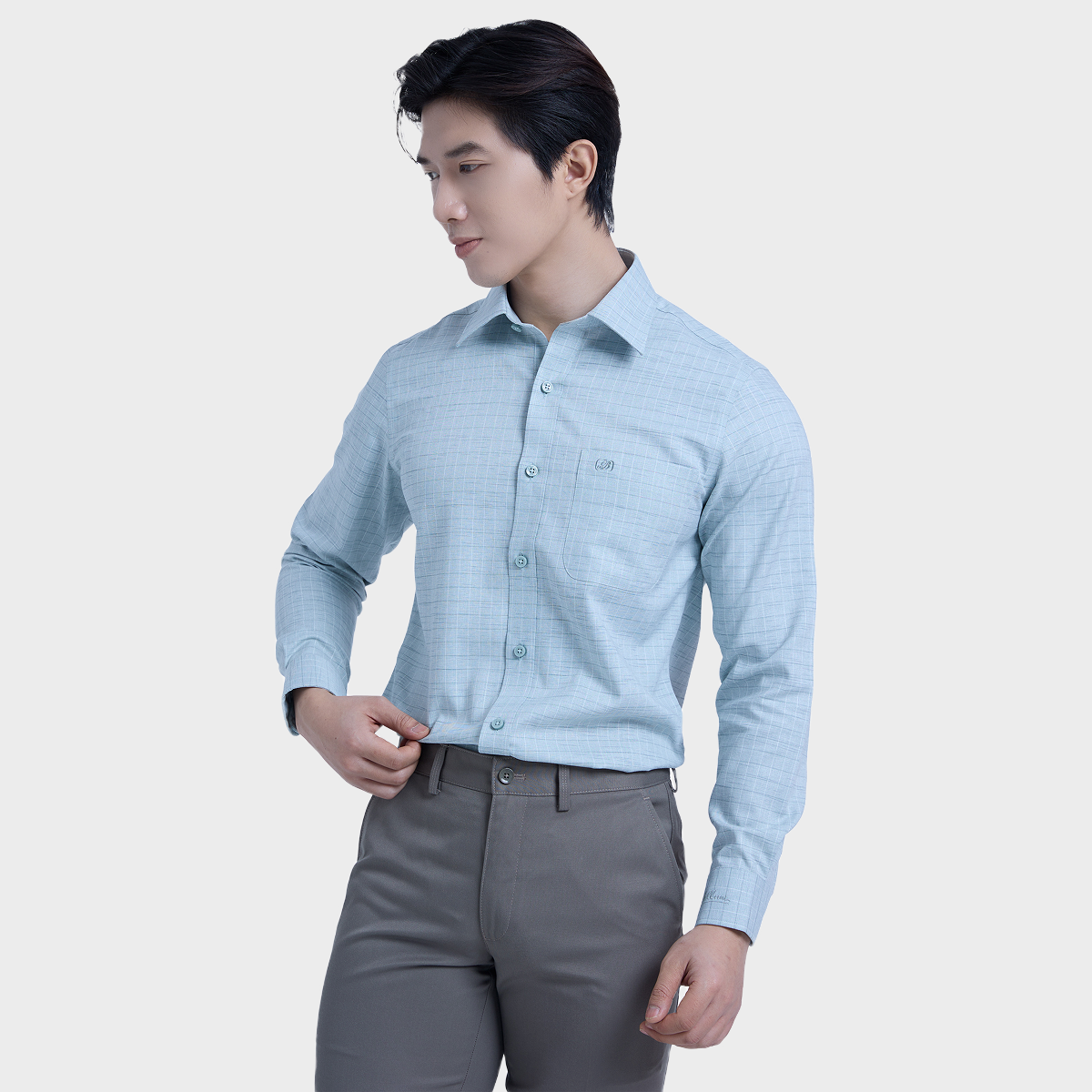  Áo sơ mi nam dài tay cao cấp vải sợi tre - ABD.BPS.BE 207 