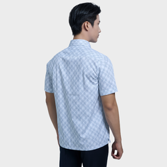  Áo Sơ mi nam ngắn tay cao cấp BELLUNI vải sợi lá - ABN.LP.BE 308 