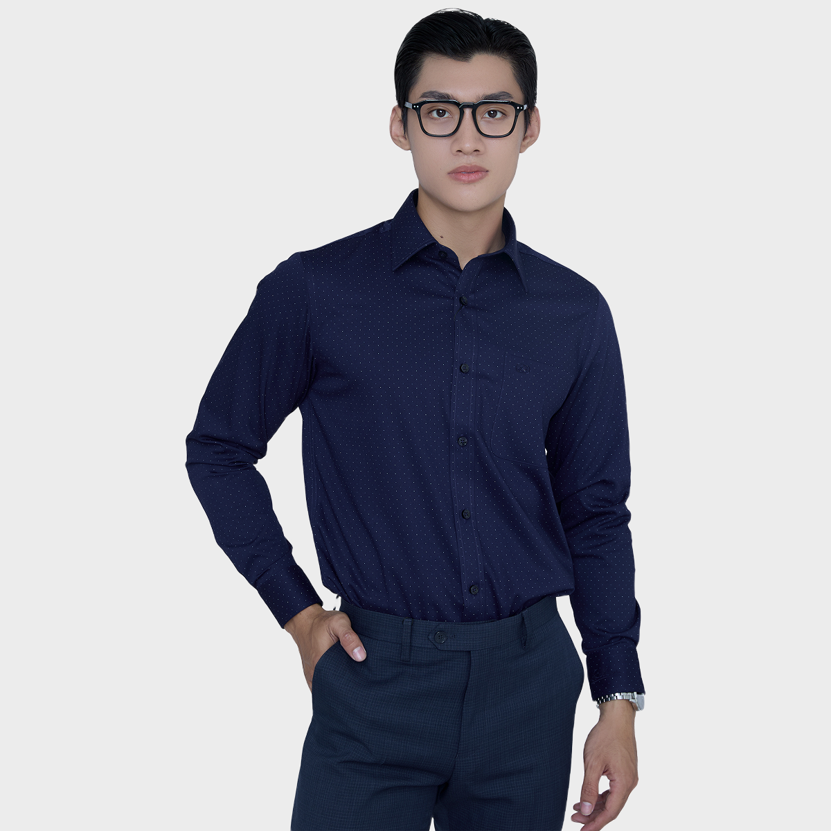  Áo sơ mi nam dài tay cao cấp vải sợi tre - ABD.BPS.BE 206 