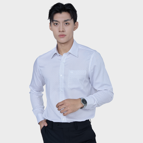 Áo Sơ mi nam dài tay cao cấp BELLUNI vải sợi lá - ABD.LP.BE 205