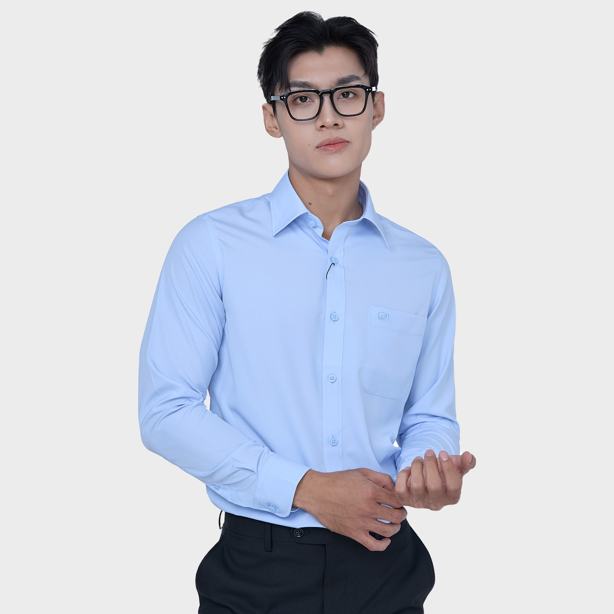  Áo sơ mi nam dài tay cao cấp vải sợi tre - ABD.BP.BE 208 