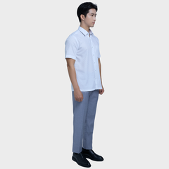  Áo Sơ mi nam ngắn tay cao cấp BELLUNI vải sợi lá - ABN.LP.BE 310 