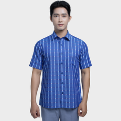  Áo Sơ mi nam ngắn tay cao cấp BELLUNI vải sợi lá - ABN.LP.BE 310 