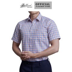  Áo sơ mi nam ngắn tay BELLUNI vải sợi bạc hà - ABN.MP.BE 249 O4 