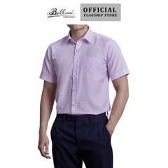  Áo sơ mi nam ngắn tay BELLUNI vải sợi bạc hà - ABN.MP.BE 249 P7 