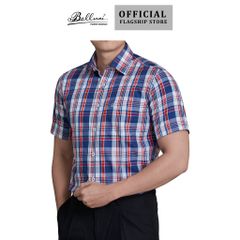  Áo sơ mi nam ngắn tay BELLUNI vải sợi dừa - ABN.CCP.BE 256 R 