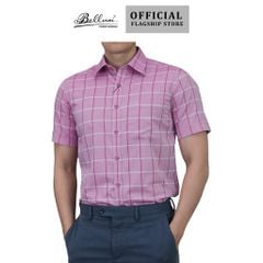  Áo sơ mi nam ngắn tay cao cấp BELLUNI vải sợi tre - ABN.BPS.BE 267 R 
