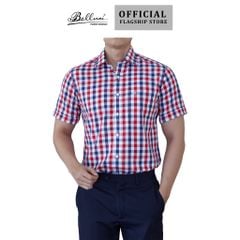  Áo sơ mi nam ngắn tay BELLUNI vải sợi dừa - ABN.CCP.BE 251 R3 