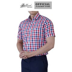  Áo sơ mi nam ngắn tay BELLUNI vải sợi dừa - ABN.CCP.BE 251 R3 