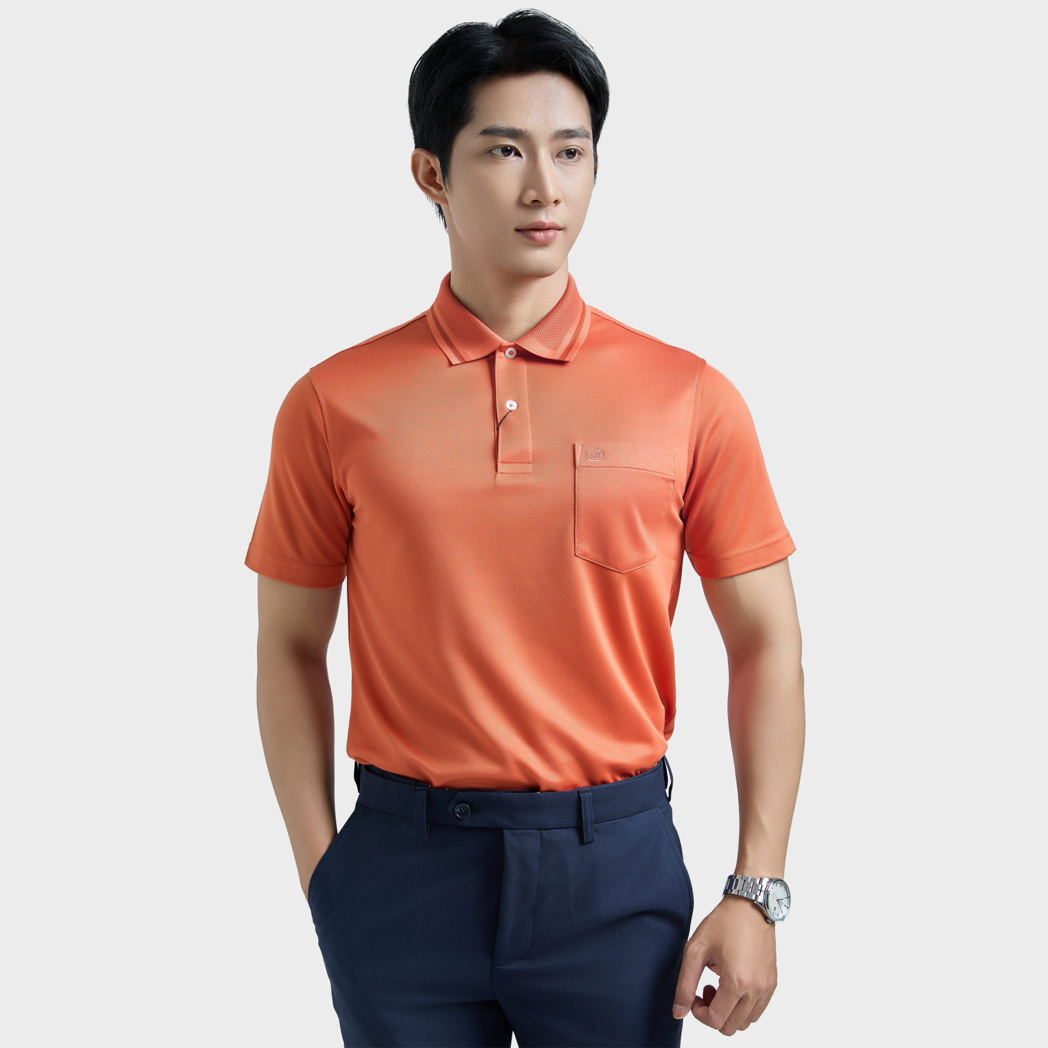  Áo thun nam Polo BELLUNI vải sợi tre cao cấp - AT.BP.BE 100 