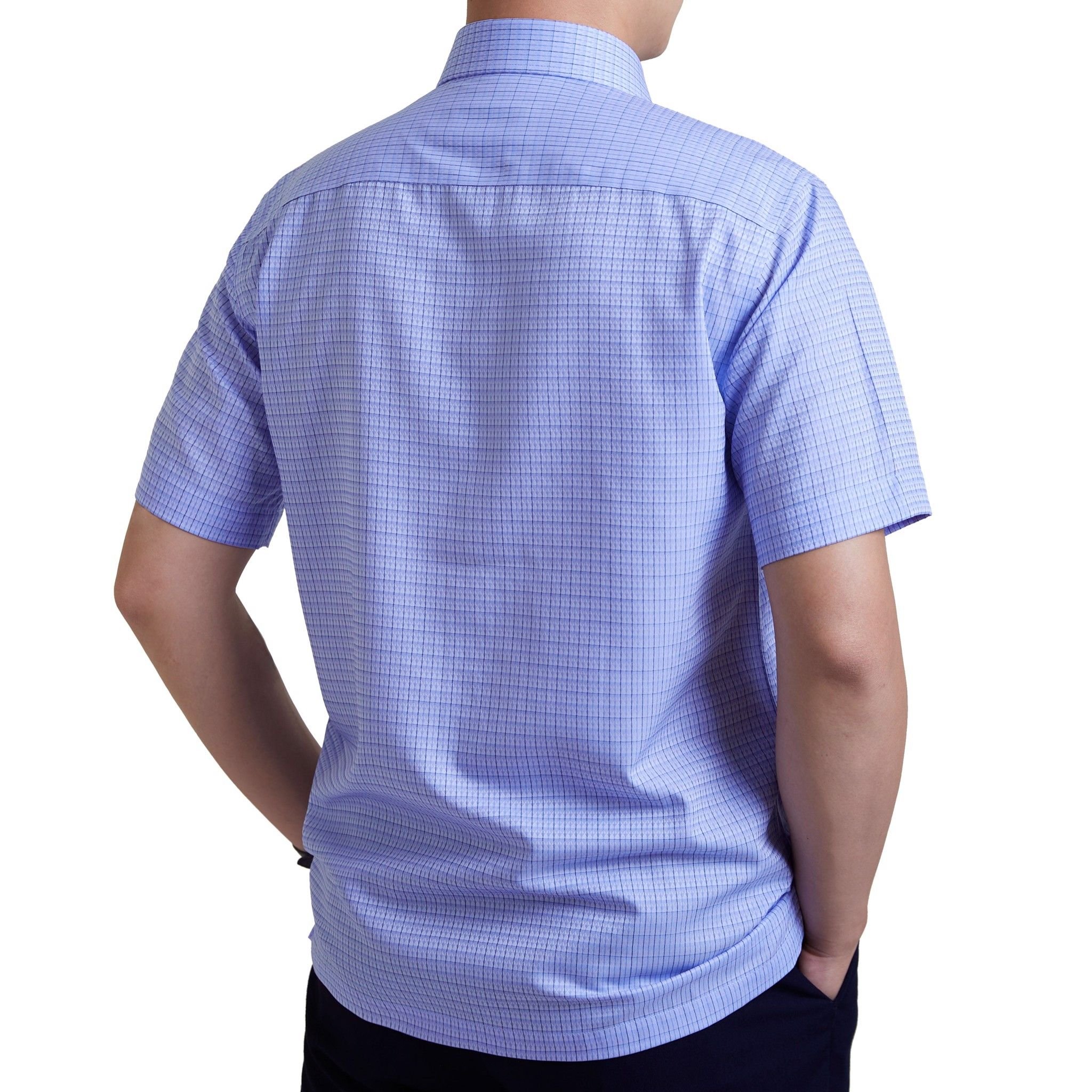  Áo sơ mi nam ngắn tay BELLUNI vải sợi tre mềm mại chống nhăn - ABN.BP.BE.223 