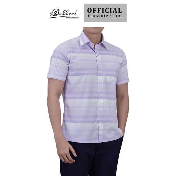  Áo sơ mi nam ngắn tay cao cấp BELLUNI vải sợi tre - ABN.BPS.BE 264 