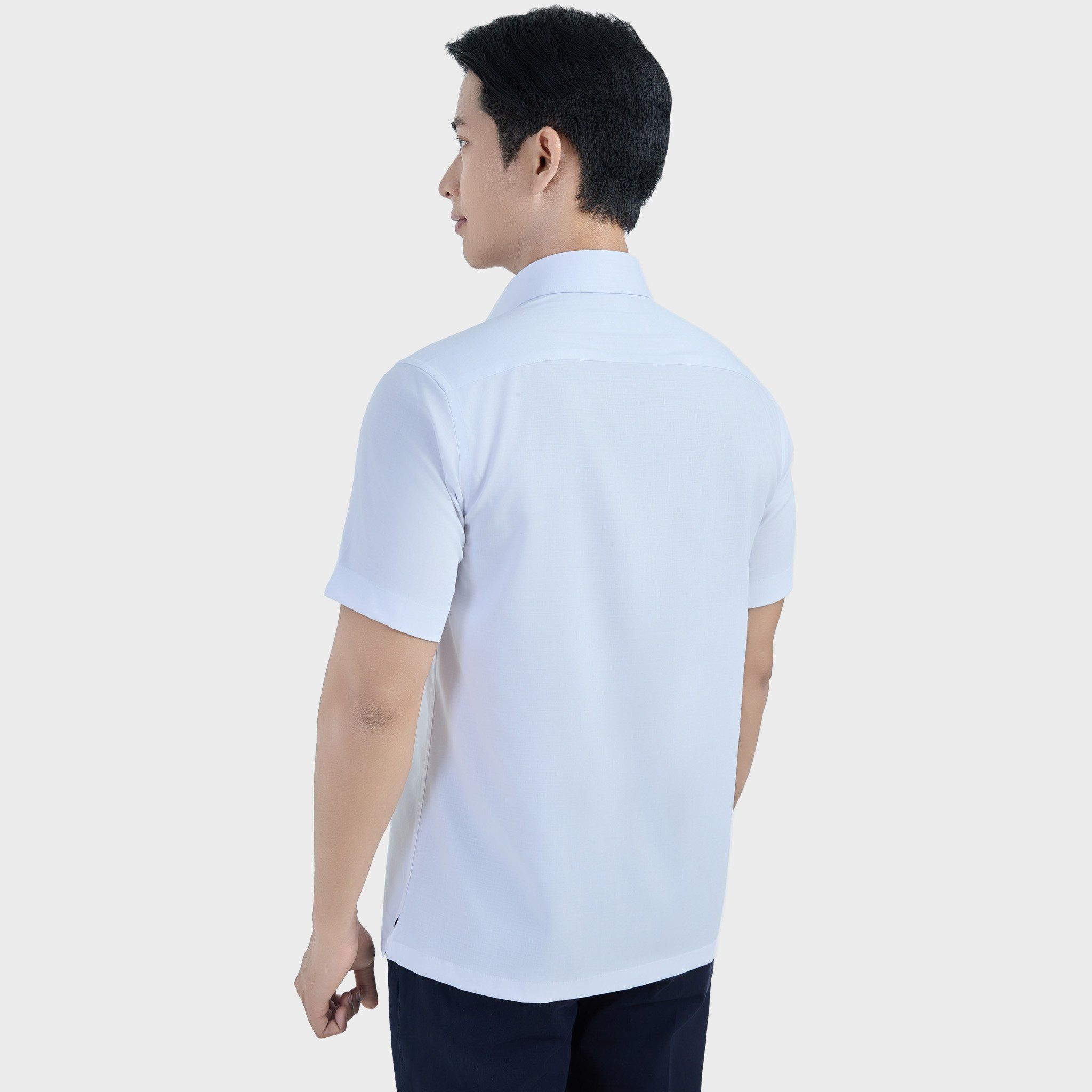  Áo sơ mi nam ngắn tay cao cấp BELLUNI vải sợi tre - ABN.BPS.BE 317 