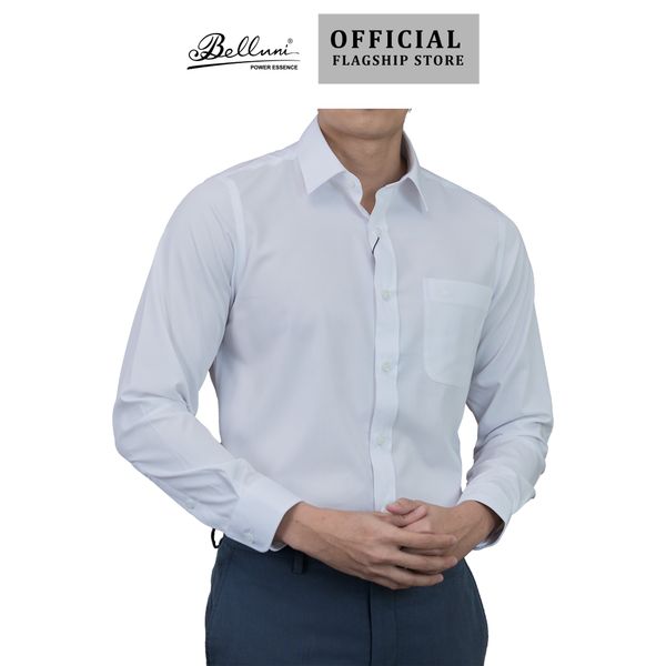  Áo sơ mi nam tay dài cao cấp BELLUNI vải sợi tre - ABD.BP.BE 194 W 