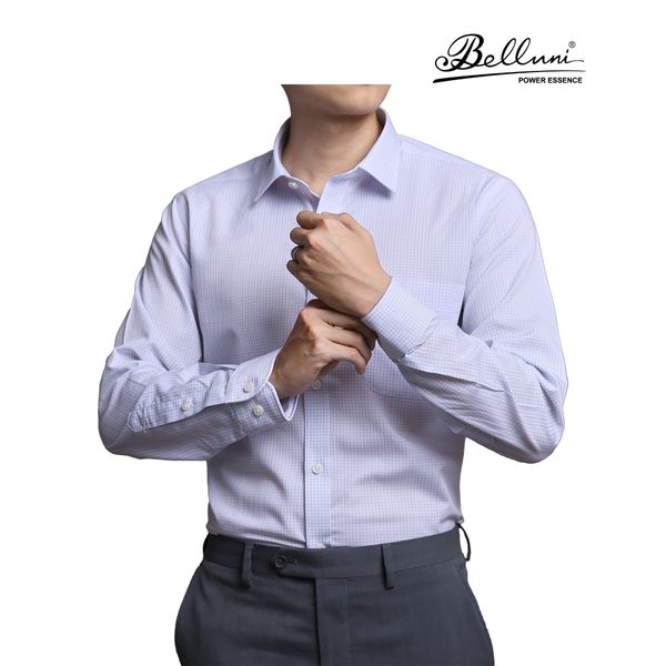  Áo sơ mi nam dài tay cao cấp BELLUNI vải sợi chuối - ABD.BAN.BE 180 W 