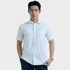  Áo sơ mi nam ngắn tay cotton cao cấp BELLUNI - ANL.CM.BE 7 