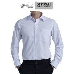  Áo sơ mi nam dài tay BELLUNI vải sợi sồi thoải mái thanh lịch - ABD.SPM.BE 199 W 
