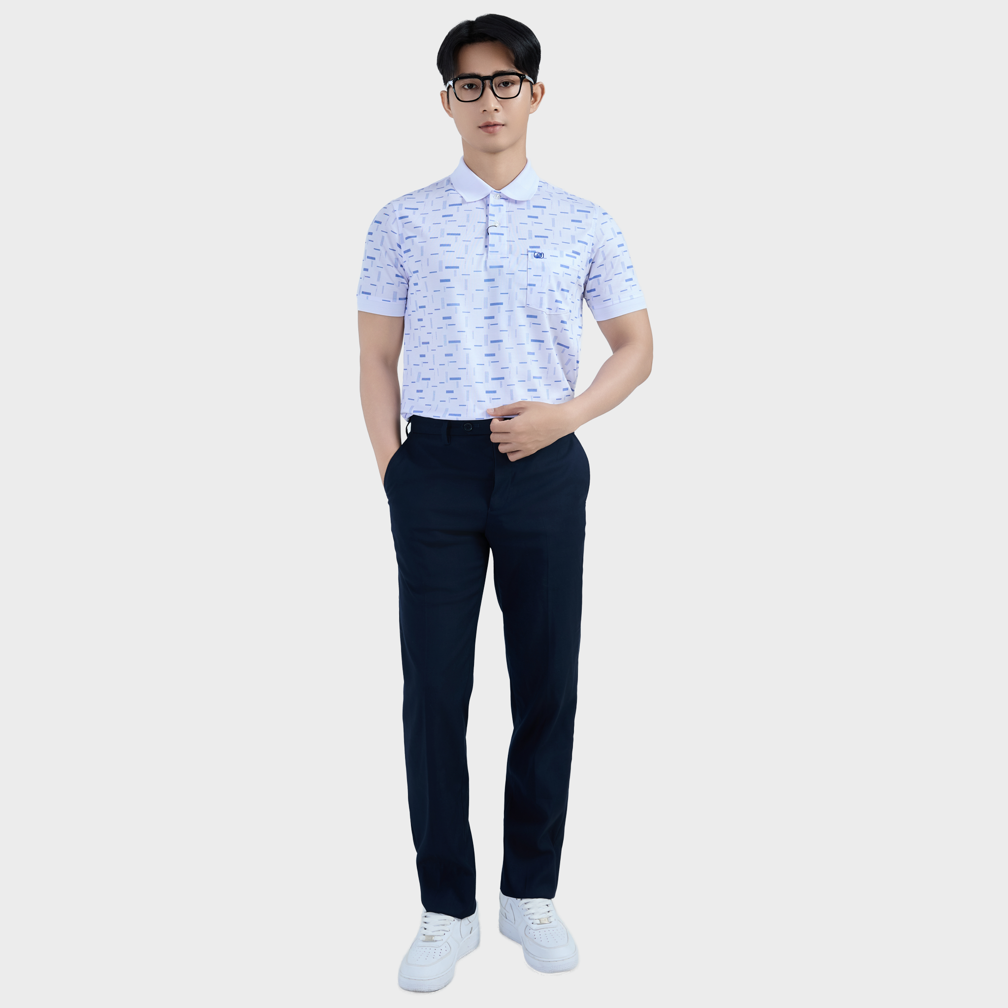  Áo thun nam Polo BELLUNI vải sợi tre cao cấp - AT.BP.BE 96 