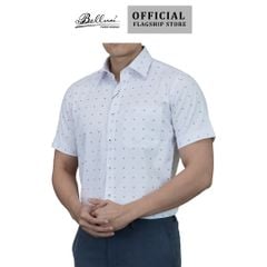  Áo sơ mi nam ngắn tay cao cấp BELLUNI vải sợi tre - ABN.BPS.BE 263 W1 