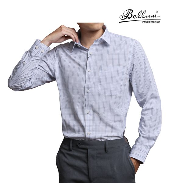  Áo sơ mi nam tay dài cao cấp BELLUNI vải sợi tre - ABD.BP.BE 176 W1 