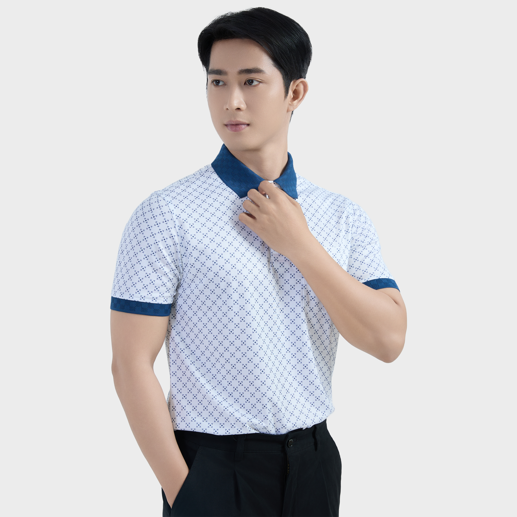  Áo thun nam Polo BELLUNI vải sợi tre cao cấp - AT.BP.BE 97 