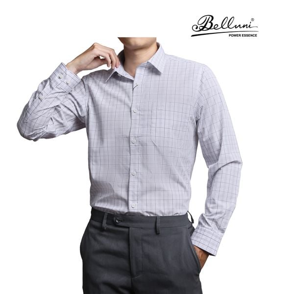  Áo sơ mi nam tay dài cao cấp BELLUNI vải sợi tre - ABD.BP.BE 176 W2 