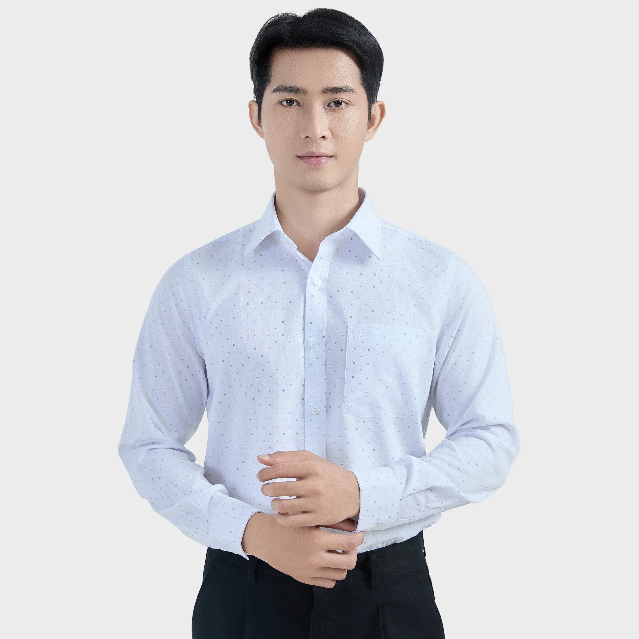  Áo sơ mi nam dài tay cao cấp vải sợi tre - ABD.BPS.BE 217 