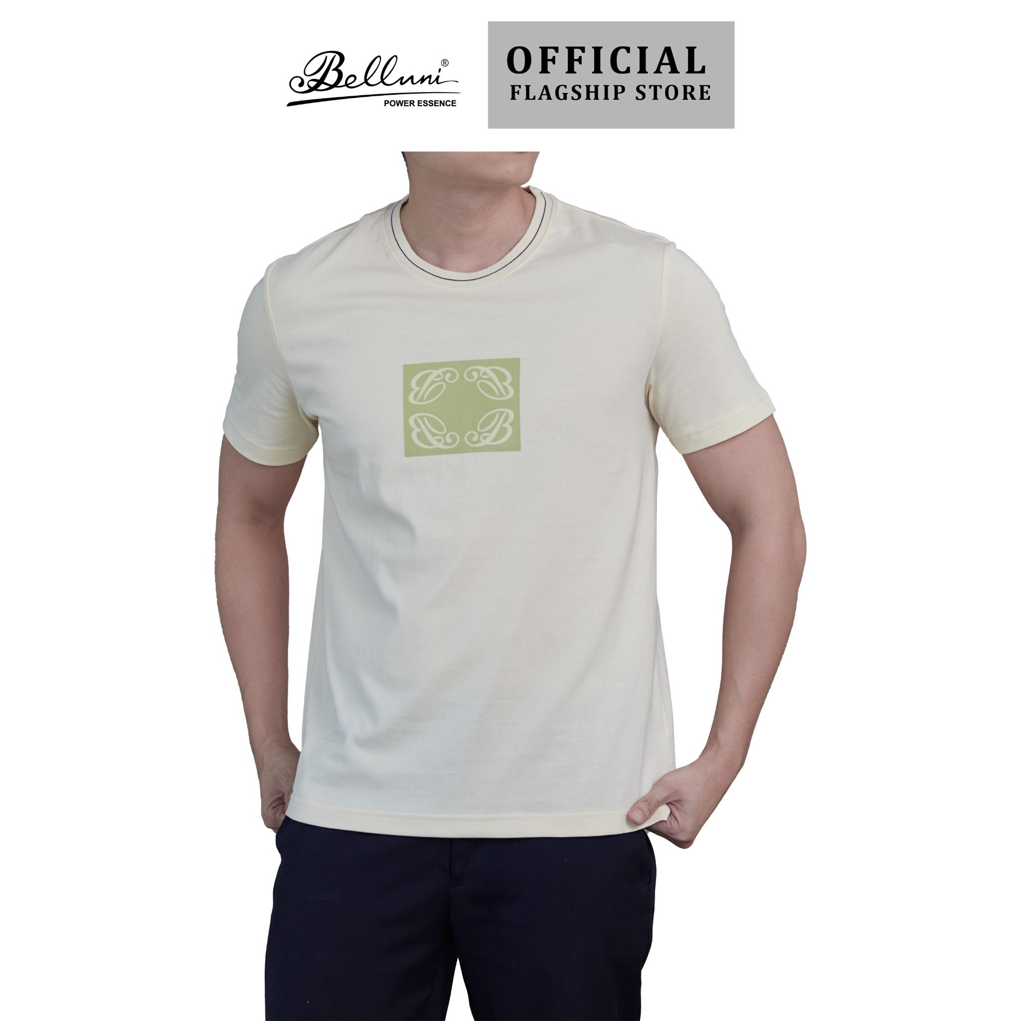  Áo thun nam cổ tròn BELLUNI cao cấp - ATTS.CM.BE 1 W2 